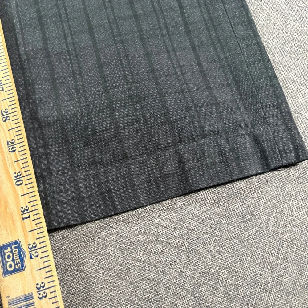 Banana Republic Aiden Fit Pants Mens 35x32 Gray Striped Slim Chino Trousers